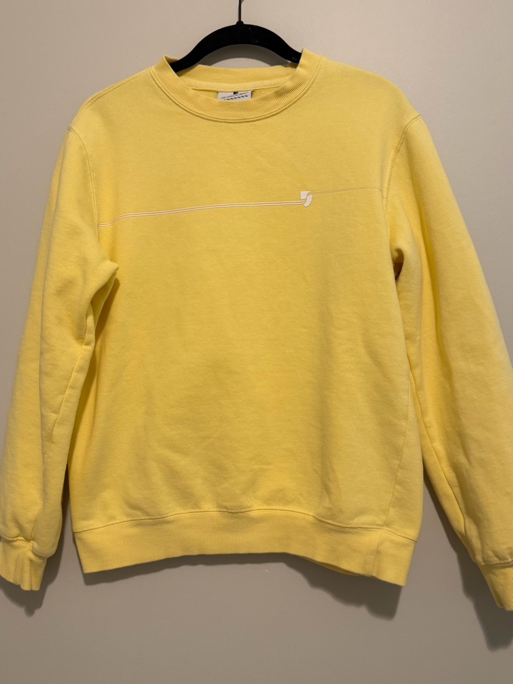 Vintage Pale Yellow Crewneck Sweatshirt
